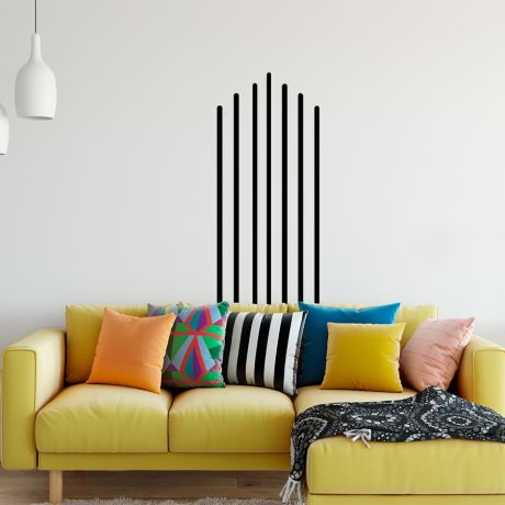Abstract lines Pattern Wall Decal, Lines Wall Sticker, Abstract Wall Art, Removable Wall Sticker, Home Decor Boho, Boho Wall Art, Home Decor