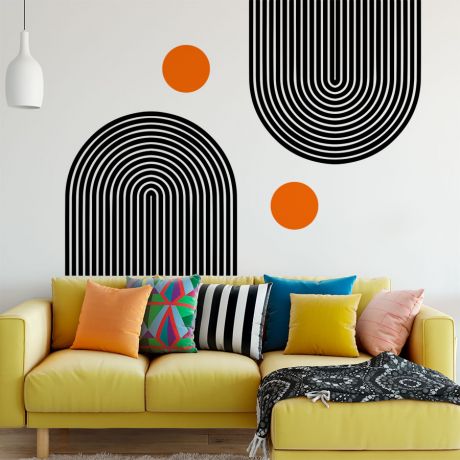 Boho Arches Wall Decal Scandinavian Nursery Wall Decor