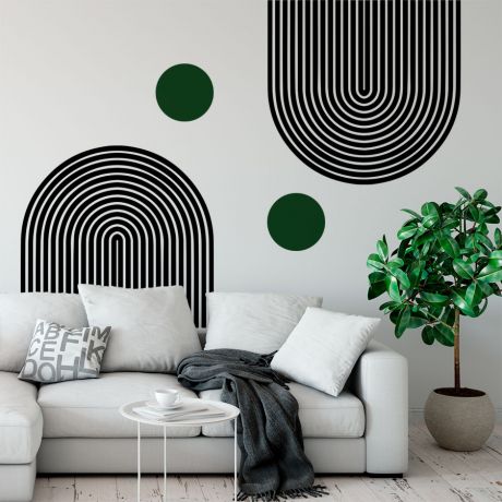Boho Arches Wall Decal Scandinavian Nursery Wall Decor