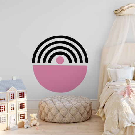 Half Circle & Boho Arch wall Decal Abstract Wall Stickers