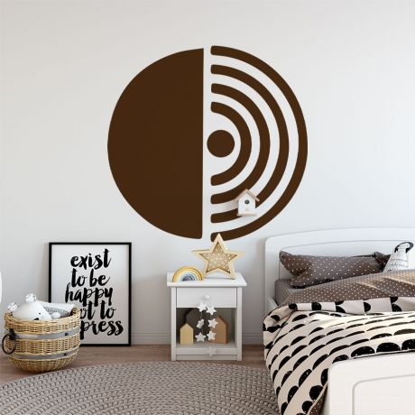 Abstract Boho Wall Stickers Half Circle & Arch wall Decal