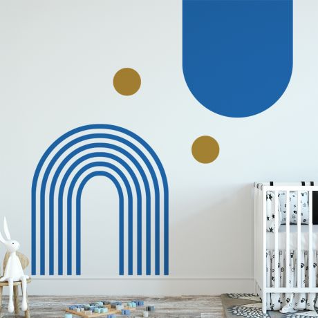 Abstract Boho Wall Stickers Circle & Arch Wall Decal
