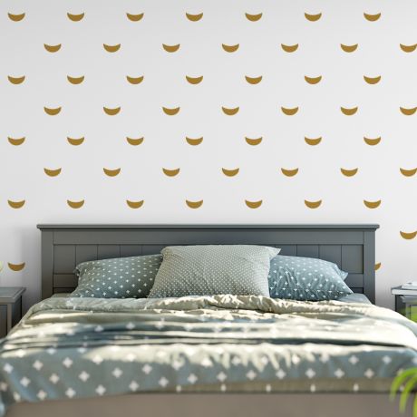 Cresent Wall Decal Pattern Wall Sticker Boho Wall Decor
