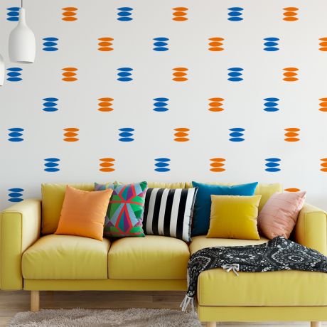 Abstract Boho Wall Stickers Set of 80 Lines wall Decal