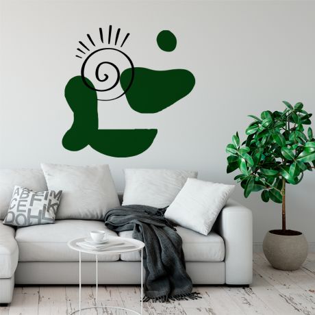 Boho Abstract Shapes Wall Decals Removable Wall Decor