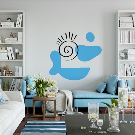 Boho Abstract Shapes Wall Decals Removable Wall Decor
