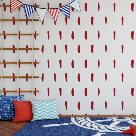 Set of 50 lines Geometric Pattern Wall Decal Abstract Wall Art