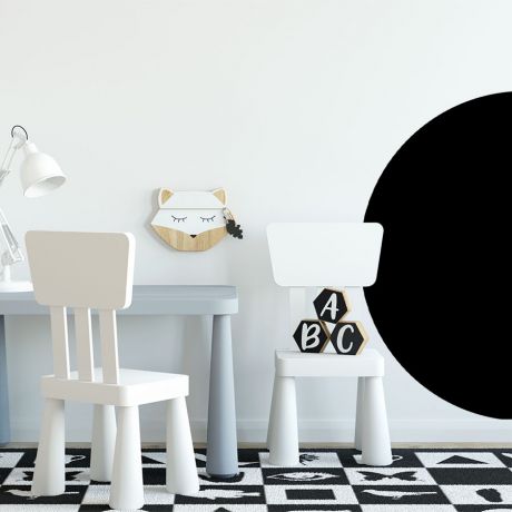 Half Circle Wall Decal Geometric Wall Decor Abstract Wall Art