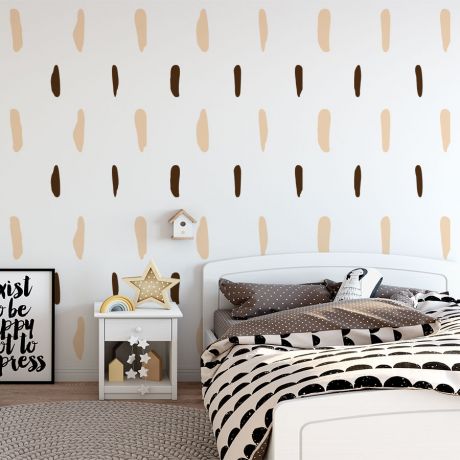 Set of 50 lines Geometric Wall Decor Pattern Wall Decal