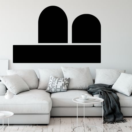 Abstract Boho Arches wall Decal Geometric Wall Art