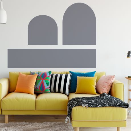 Abstract Boho Arches wall Decal Geometric Wall Art