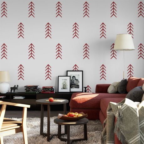 Set of 60 Arrows Pattern Geometric Wall Decals Abstract Wall Art