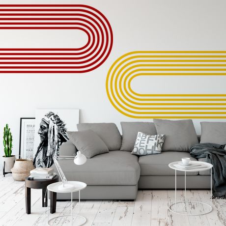 Boho Arches Set of 2 Wall Decal 2 Colour Arches Room Decor