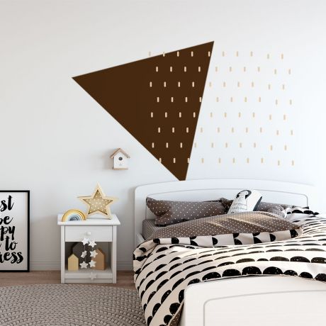 Geometric Wall Stickers Long Polka Dots Pattern Wall Decals