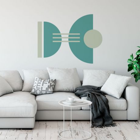 Boho Shapes Geometric Wall Decor Half circles and lines Abstract Wall Art