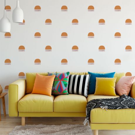 Geometric Shapes Boho Wall Decor Abstract Wall Art Decor