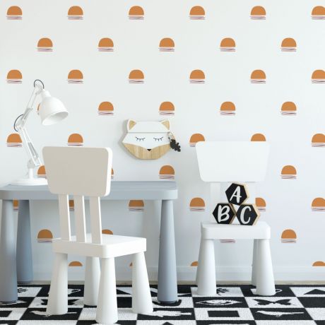 Geometric Shapes Boho Wall Decor Abstract Wall Art Decor