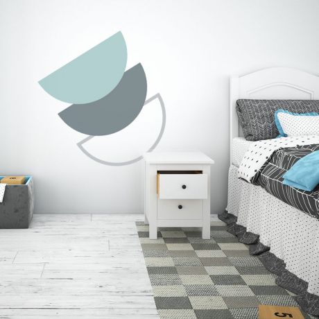 Half Circle Boho Arch wall Decal Abstract Wall Stickers