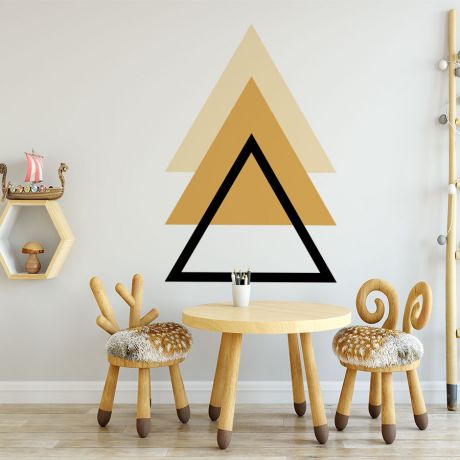 Triangle Boho Shapes Geometric Wall Decor Abstract Wall Art Decor