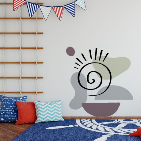 Boho Shapes Wall Stickers Abstract Shapes Wall Decals