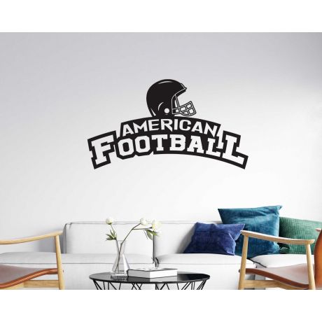 Best American Football Wall Stickers for Playing Room Wall Decor