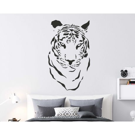 Best Tiger Face Animal Wall Decals For Kids Room Decoration