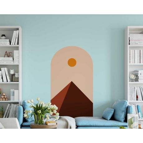 Beautiful Modern Boho Arch Vinyl Wall Stickers For Bedroom Decoration