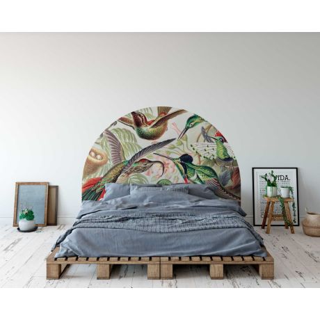 Best Beautiful Hummingbird Gathering Wall Stickers for headboard decor