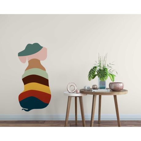Best Colorful Dog Boho Wall Stickers For Bedroom And Nursery Decoration