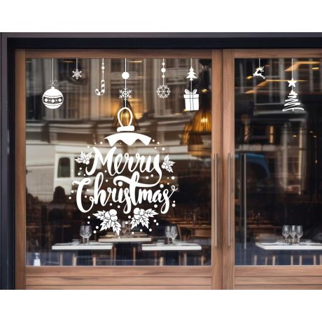 Best Creative Merry Christmas Stickers For Window Decoration