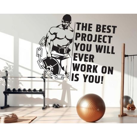 Motivational Gym Quotes Wall Stickers for Gym Wall Decor, Motivational Gym wall Quotes