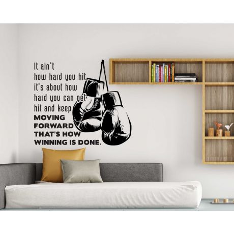 Motivational Quotes Sports Wall Stickers For Boy Room Decor, Sports Office Inspirational Quotes Wall Stickers