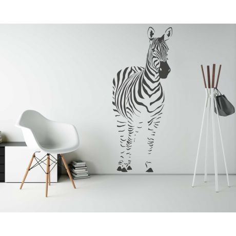 Zebra Safari Animal Wall Decals For Children Room Decoration
