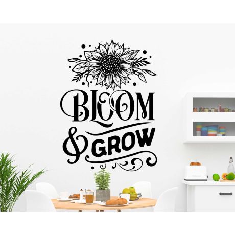Bloom And Grow With Beautiful Flower Wall Stickers For Room Decor