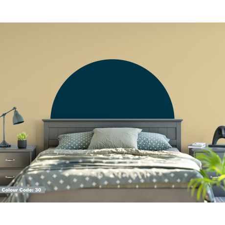Best Simple Boho Half Circle Vinyl Wall Stickers For Headboard Decor