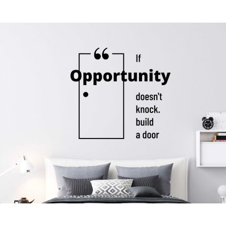 Build Your Opportunities Motivational Quotes Wall Decals