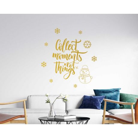 Collect Moments Not Things Wall Stickers For Room Decoration