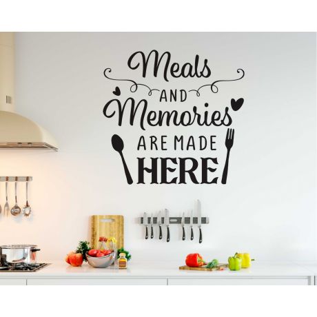 Create A Warm And Welcoming Atmosphere With Kitchen Quotes Wall Decals