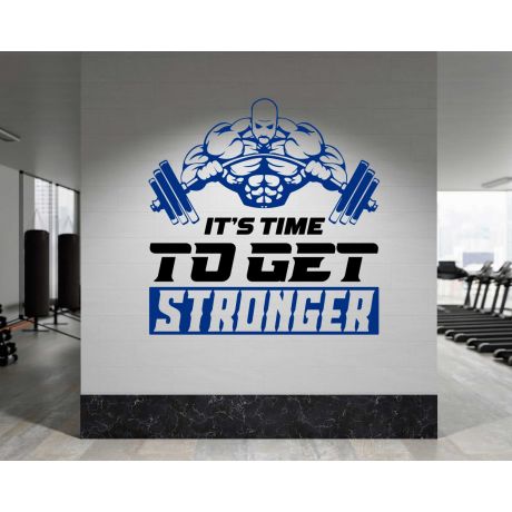 Its time to get Stronger Motivational Fitness Quotes