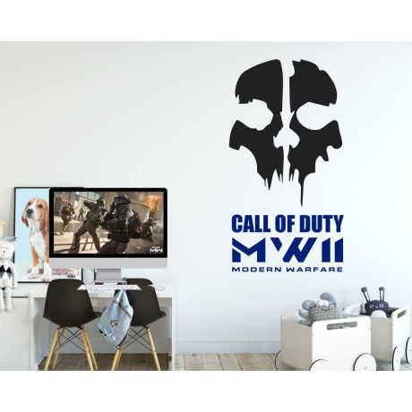 Call Of Duty Gaming Wall Decals For Boys Room Wall Decoration