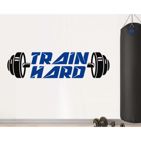 Train Hard Positive Fitness Gym Quotes