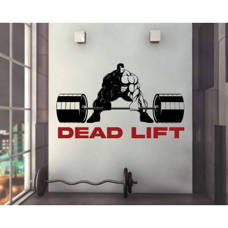 Dead Lift Hard Work Gym Inspirational Fitness Quote