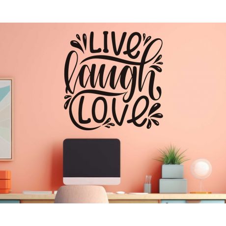 Elevate Your Space With 'live, Laugh, Love' Quotes Wall Decals Positive Vibes And Joyful Reminders