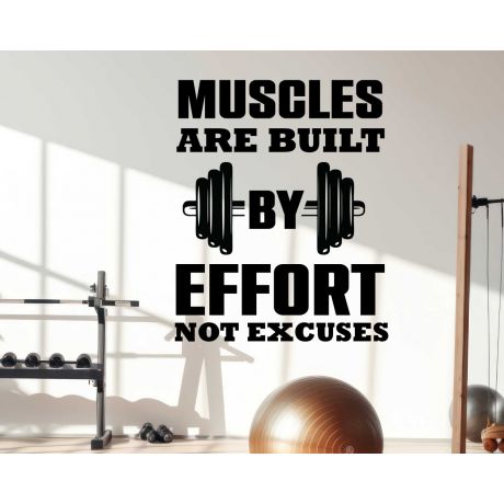 Gym Quotes Wall Stickers, Motivational Wall Quotes For Gym Wall Decor