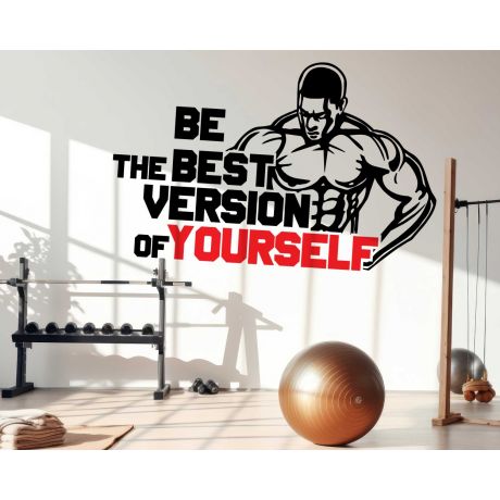 Gym Quotes Wall Decals, Motivational Wall Quotes Stickers for Gym Decor, Wall Quotes