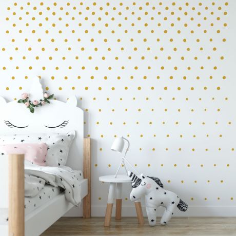 Set of Hand Drawn Dots 2 - 4cm Wall Decals - Peel and Stick Confetti Wall Stickers