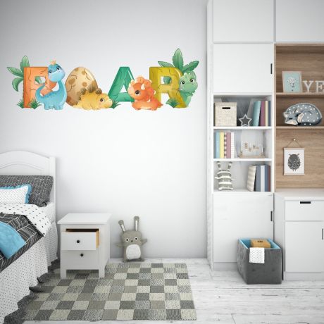 Roar Baby Dinosaurs Wall Decal for Kids Room Jurassic Park
