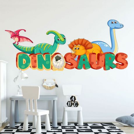 Dinosaur Kids Room Wall Decal
