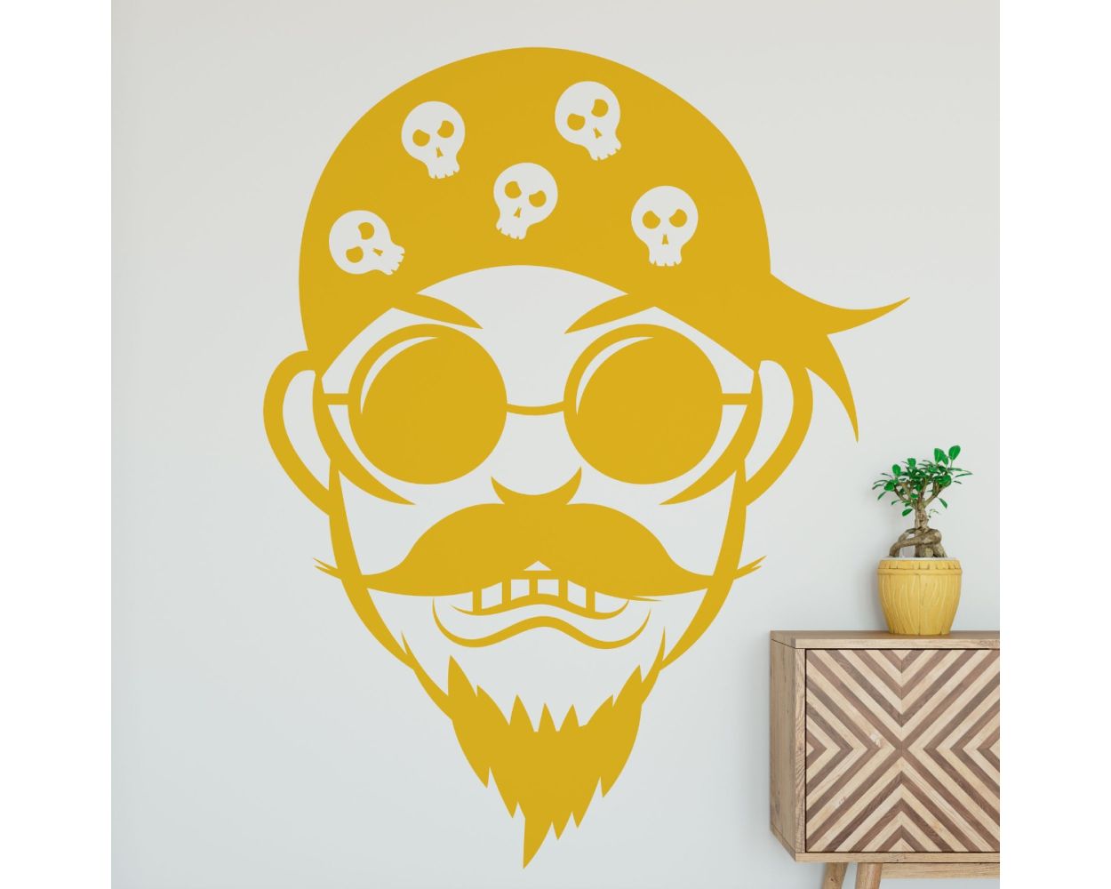 Masculine Rider Vinyl Wall Decals