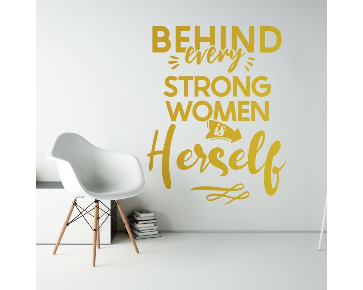 Strong Women Motivational Workplace Quote Wall Decals for motivational wall decor. shop now